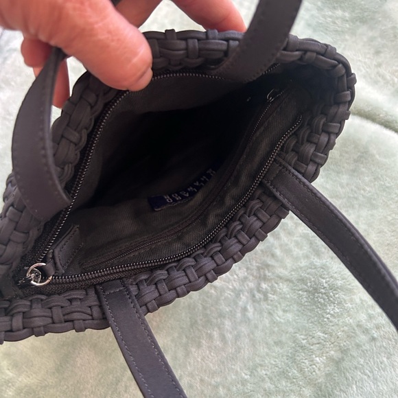 Hillard & Hanson Black Woven Tote - Picture 3 of 8